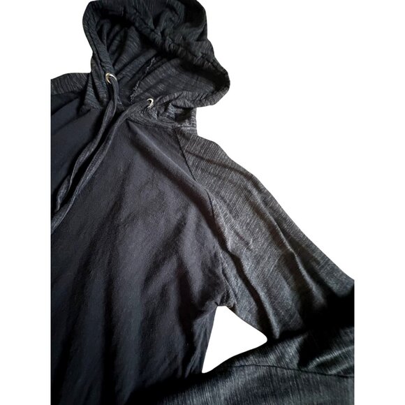 Broken Threads Boys Long Sleeve Hooded Shirt-Black-M-GUC - Picture 2 of 5